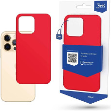 3Mk Protection Case for iPhone 13 Pro from the 3mk Matt Case series - red