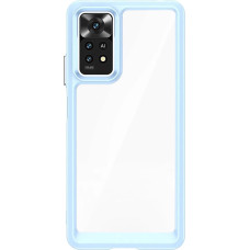 Hurtel Outer Space Case silicone case for Xiaomi Poco M4 Pro 5G - blue