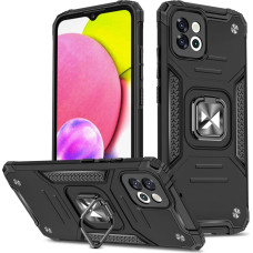 Wozinsky Ring Armor case for Samsung Galaxy A03 armored cover magnetic holder ring black