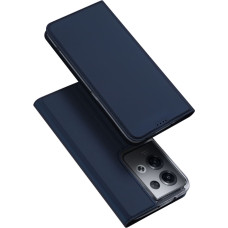 Dux Ducis Skin Pro case for Oppo Reno 8 Pro flip cover card wallet stand blue