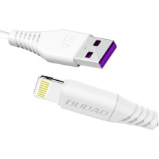 Dudao cable USB / Lightning 5A 1m white (L2L 1m white)