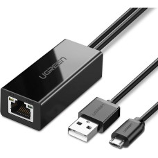 Ugreen external micro USB 100Mbps network adapter for Chromecast 1m black (30985)