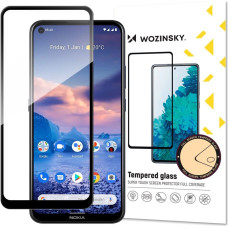 Wozinsky Tempered Glass Full Glue Super Tough Screen Protector Full Coveraged with Frame Case Friendly for Nokia 5.4 black