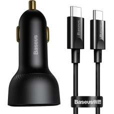 Baseus Superme fast car charger USB / USB Type C 100W PPS Quick Charge Power Delivery + USB cable Type C 100W (20V/5A) 1m black (TZCCZX-01)