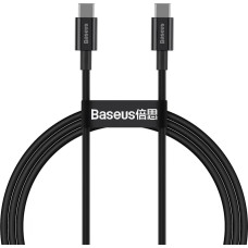 Baseus CATYS-B01 USB-C - USB-C PD QC FCP cable 100W 5A 480Mb/s 1m - black