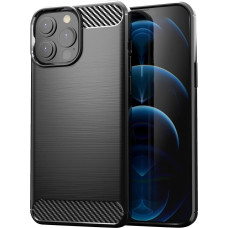 Hurtel Carbon Case Flexible Cover TPU Case for iPhone 13 Pro Max black