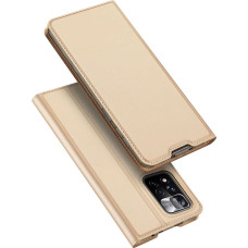 Dux Ducis Skin Pro holster case with flip cover Xiaomi Redmi Note 11 Pro+ 5G (China) / 11 Pro 5G (China) / Mi11i HyperCharge / POCO X4 NFC gold