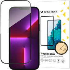 Wozinsky super durable Full Glue tempered glass full screen with frame Case Friendly iPhone 14 Pro black