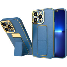 Hurtel New Kickstand Case case for iPhone 12 Pro with stand blue