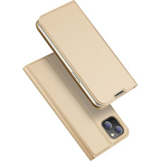 Dux Ducis Skin Pro Holster Flip Cover for iPhone 14 Plus gold