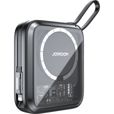 Joyroom Icy Series JR-L007 10000mAh Induction Power Bank with MagSafe 22.5W with Lightning Cable - Black