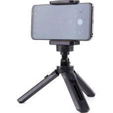 Hurtel Mini Tripod with phone holder mount selfie stick camera GoPro holder black