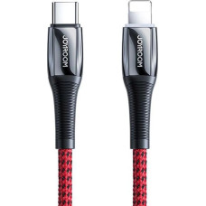 Joyroom USB Type C - Lightning  cable Power Delivery 20W 2.4A 1.2m red (S-1224K2 Red)