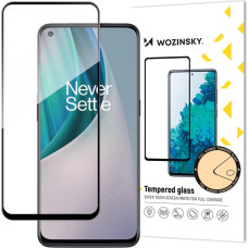 Wozinsky Super Tough Full Glue Tempered Glass Full Screen With Frame Case Friendly OnePlus Nord N10 5G Black