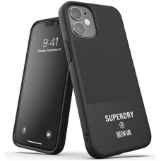 Superdry Moulded Canvas iPhone 12 mini Case czarny/black 42584