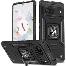 Wozinsky Ring Armor case for Google Pixel 7 armored cover magnetic holder ring black