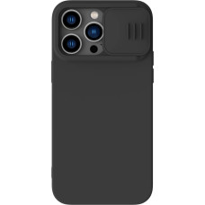 Nillkin CamShield Silky Silicone Case iPhone 14 Pro Case with Camera Protector Black