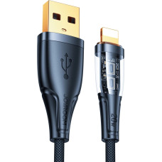 Joyroom fast charging cable with smart switch USB-A - Lightning 2.4A 1.2m black (S-UL012A3)