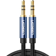 Ugreen AUX audio cable straight minijack 3.5 mm 1.5 m blue (AV112)