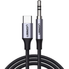 Ugreen cable USB C - mini jack 3.5mm 1m gray (AV143)