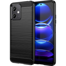 Hurtel Carbon Case for Xiaomi Poco X5 5G / Redmi Note 12 5G flexible silicone carbon cover black