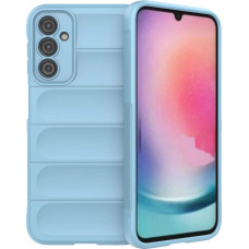 Hurtel Magic Shield Case for Samsung Galaxy A24 4G flexible armored cover light blue