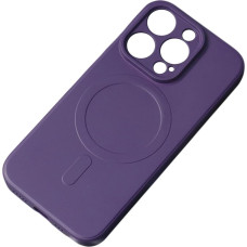 Hurtel iPhone 14 Pro Max Silicone Case Magsafe - purple