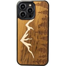 Bewood Wooden case for iPhone 14 Pro Max Bewood Imbuia Mountains