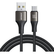 Joyroom Light-Speed ​​Series SA25-AC6 USB-A / USB-C Fast Transfer Cable 100W 1.2m - Black