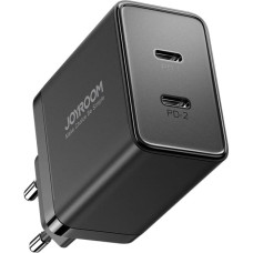 Joyroom JR-TCF09 fast charger 2x USB-C 40W - black