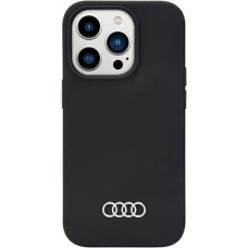 Audi Silicone Case iPhone 14 Pro 6.1" black/black hardcase AU-LSRIP14P-Q3/D1-BK