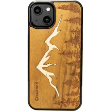 Bewood Wooden case for iPhone 15 Plus Bewood Imbuia Mountains