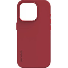 Decoded Silicone Case with MagSafe for iPhone 15 Pro - red