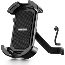 Rockbros 25210032005 Motorcycle Mirror Phone Holder - Black