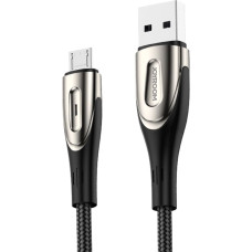 Joyroom S-M411 3A 2m USB-A - micro USB cable with charging indicator - black