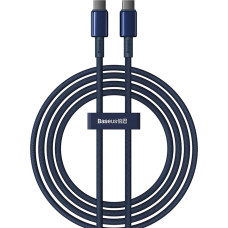 Baseus Tungsten Gold USB-C / USB-C 100W 2m cable - navy blue