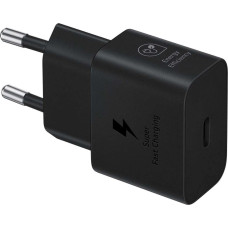 Samsung EP-T2510NBEGEU 25W SFC USB-C GaN wall charger - black