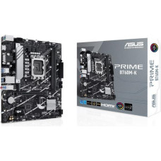 Asus Mainboard|ASUS|Intel B760 Express|LGA1700|Micro-ATX|Memory DDR5|Memory slots 2|2xPCI-Express 4.0 1x|1xPCI-Express 4.0 16x|2xM.2|1x15pin D-sub|1xHDMI|2xUSB 2.0|4xUSB 3.2|1xPS/2|1xRJ45|3xAudio port|PRIMEB760M-K