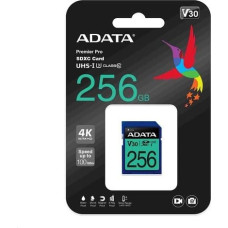 Adata MEMORY SDXC 256GB V30/ASDX256GUI3V30S-R ADATA