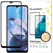 Wozinsky Full Glue tempered glass Motorola Moto E22i / E22 full screen with frame black (case friendly)