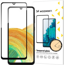 Wozinsky Full Glue Tempered Glass Tempered Glass For Samsung Galaxy A34 5G 9H Full Screen Cover With Black Frame