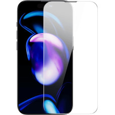 Baseus Full Screen Tempered Glass for iPhone 14 Pro with Speaker Cover 0.4mm + Mounting Kit