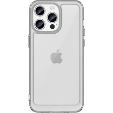 Hurtel iPhone 15 Pro Max Outer Space reinforced case with a flexible frame - transparent