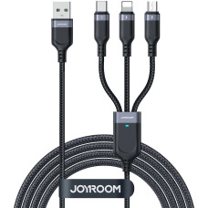 Joyroom Multi-Use Series 3-in-1 cable S-1T3018A18 Lightning USB-C micro USB 30 cm - black