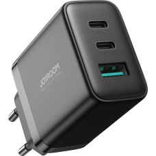 Joyroom JR-TCF10 fast charger 2x USB-C USB-A 32W - black