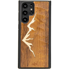 Bewood Wooden case for Samsung Galaxy S22 Ultra Bewood Mountains Imbuia