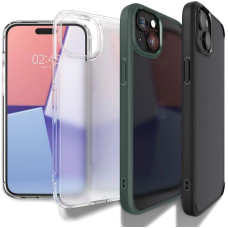 Spigen Ultra Hybrid case for iPhone 15 Plus - transparent and matte