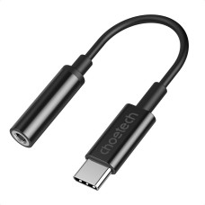 Choetech AUX003 USB-C / DC 3.5mm audio adapter - black