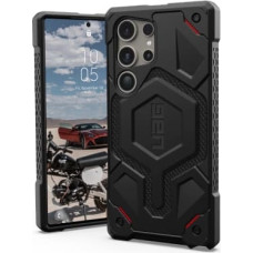 UAG Monarch Pro Case for Samsung Galaxy S24 Ultra 5G with Magnetic Module - Black Kevlar