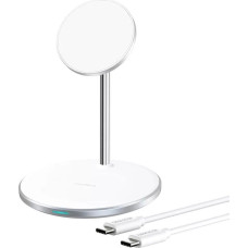 Choetech T581-F MagSafe / Qi 2in1 wireless charger + USB-C cable - white